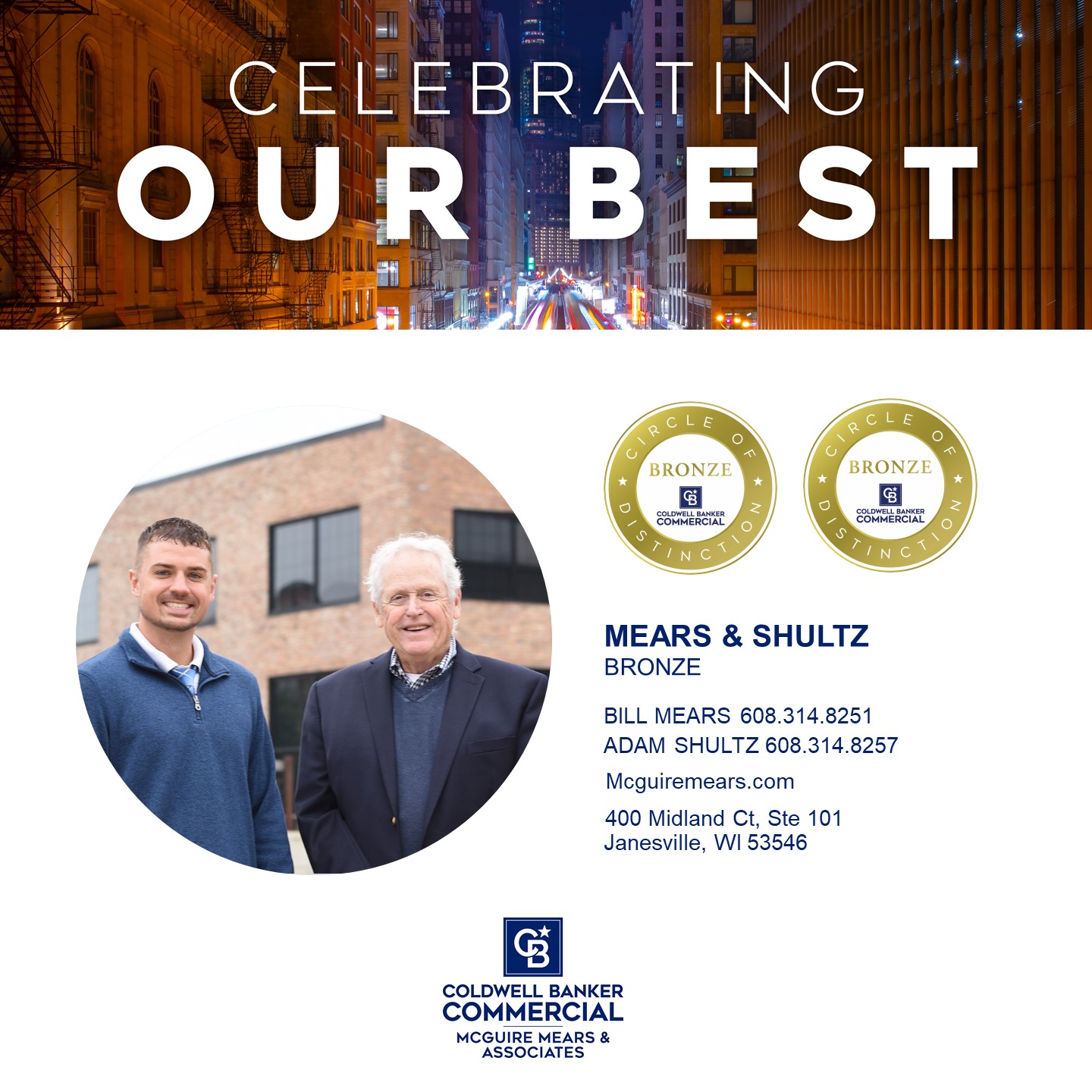 Coldwell Banker Commercial’s 2022 Circle of Distinction 